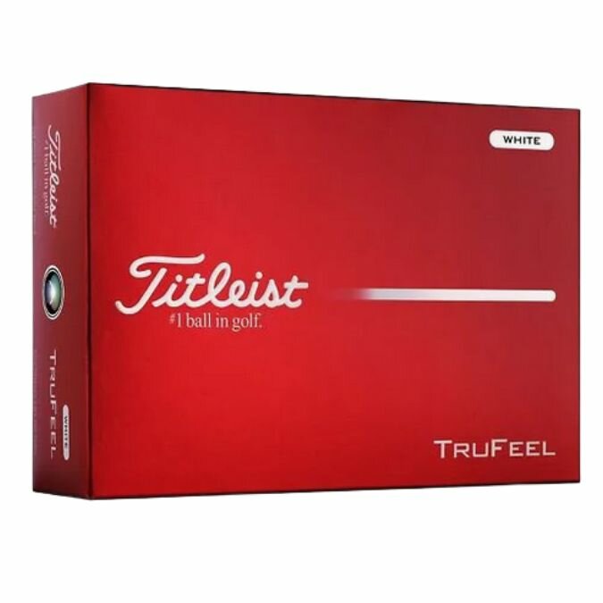 Titleist TruFeel Golfballen Wit met bedrukking